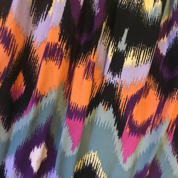 Black and multi color print dress - Picture 3 of 7